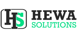 HeWa Solutions logo liggend